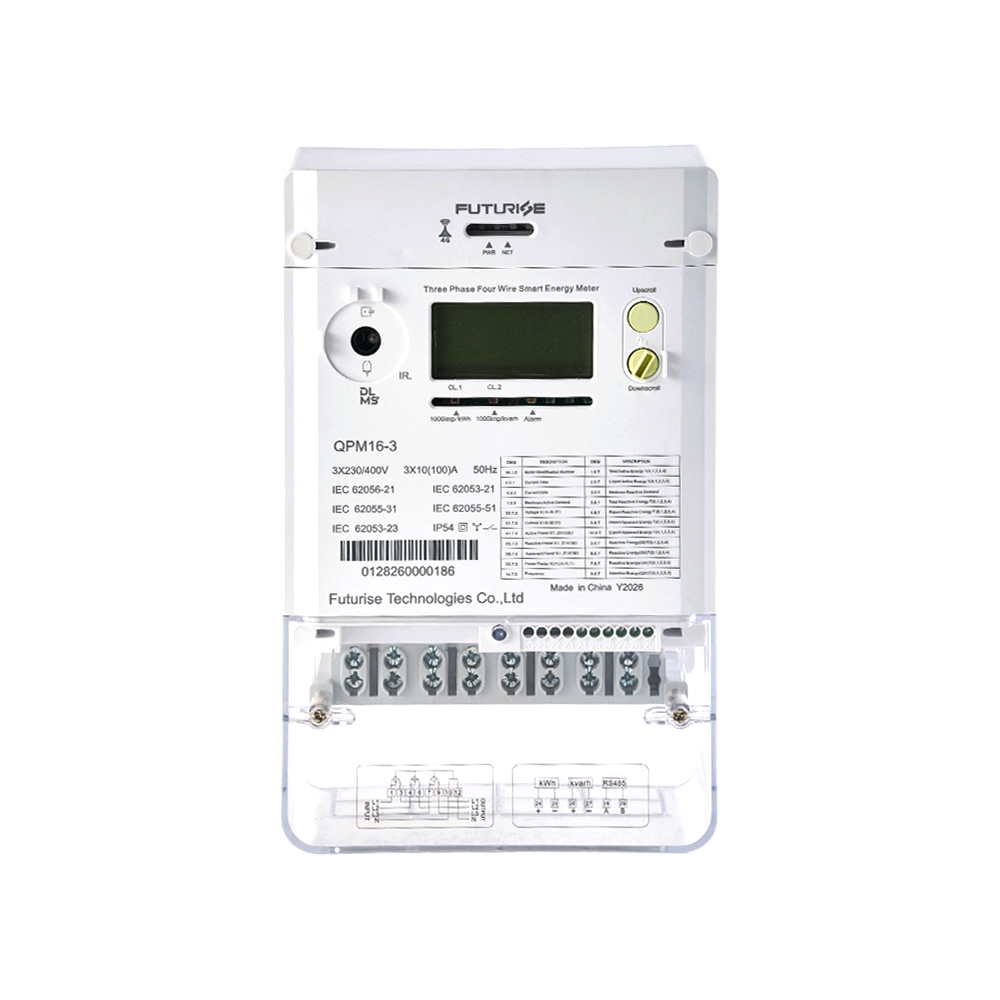 Compteur d'électricité intelligent multifonction triphasé FUTURISE QSM31-1 